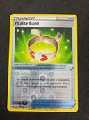 Pokemon Vitality Band 185/202 Sword Shield Base Reverse Holo LP