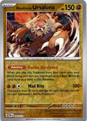 Pokemon Bloodmoon Ursaluna 054/131 Prismatic Evolutions Reverse Holo NM