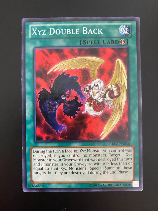 Yugioh Xyz Double Back CBLZ-EN056 Common Unlimited Edition VLP