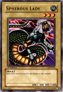 Yugioh Spherous Lady LON-059 Common 1st Edition HP/MP