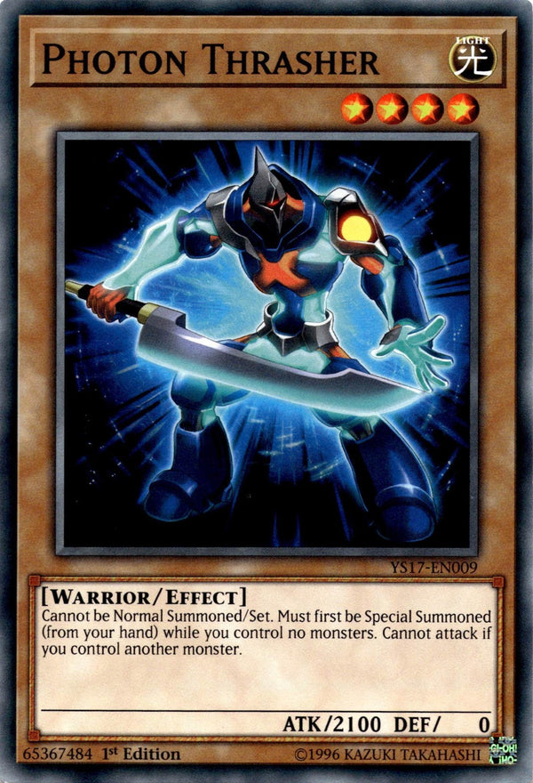 Yugioh Photon Thrasher YS17-EN009 Common 1st Edition LP