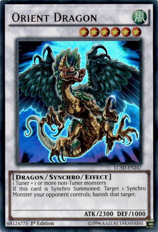 Yugioh Orient Dragon LC5D-EN247 Ultra Rare 1st Edition MP/LP