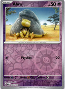 Pokemon Abra 063/165 Pokemon 151 Reverse Holo NM