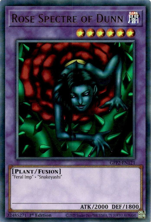 Yugioh Rose Spectre of Dunn GFP2-EN121 Ultra Rare 1st Edition LP