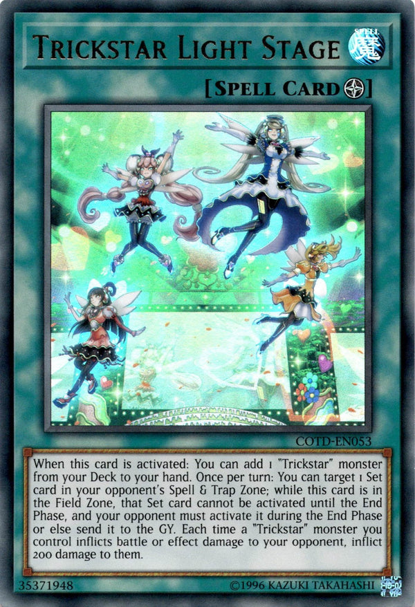 Yugioh Trickstar Light Stage COTD-EN053 Ultra Rare 1st/unl Edition NM