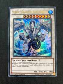 Yugioh Trishula, Dragon of the Ice Barrier DUDE-EN014 Ultra Rare 1st Edition NM