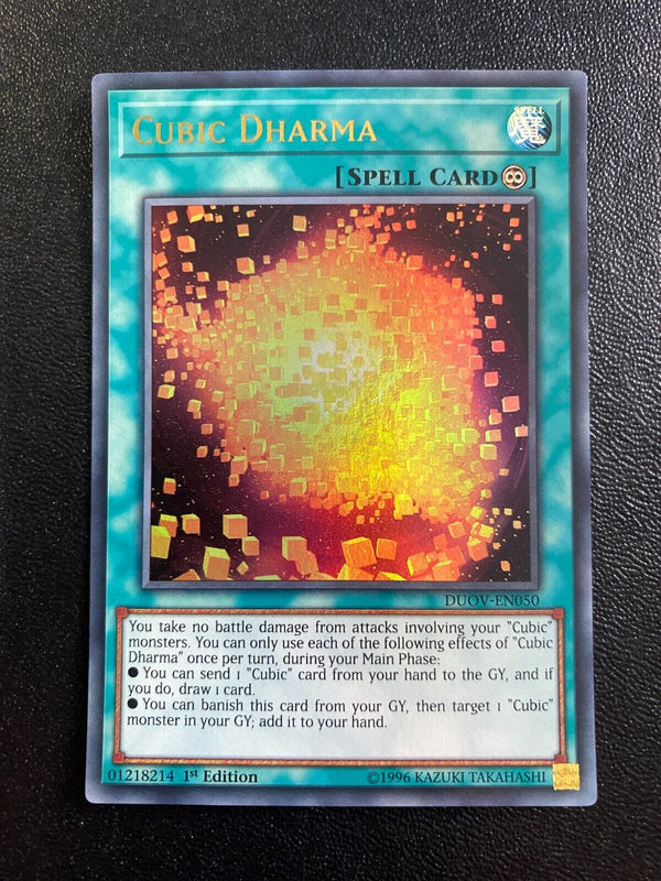 Yugioh Cubic Dharma DUOV-EN050 Ultra Rare 1st Edition NM