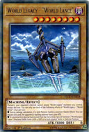 Yugioh World Legacy - "World Lance" FLOD-EN018 Rare 1st Edition LP