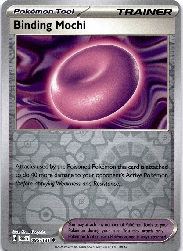 Pokemon Binding Mochi 095/131 Prismatic Evolutions Reverse Holo NM