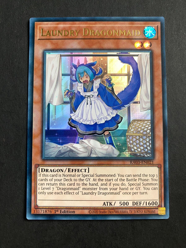 Yugioh Laundry Dragonmaid RA03-EN021 Ultra Rare 1st Edition NM