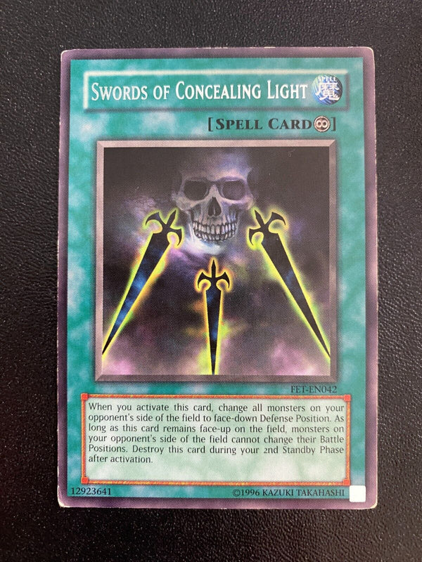 Yugioh Swords of Concealing Light FET-EN042 Rare Unlimited Edition MP