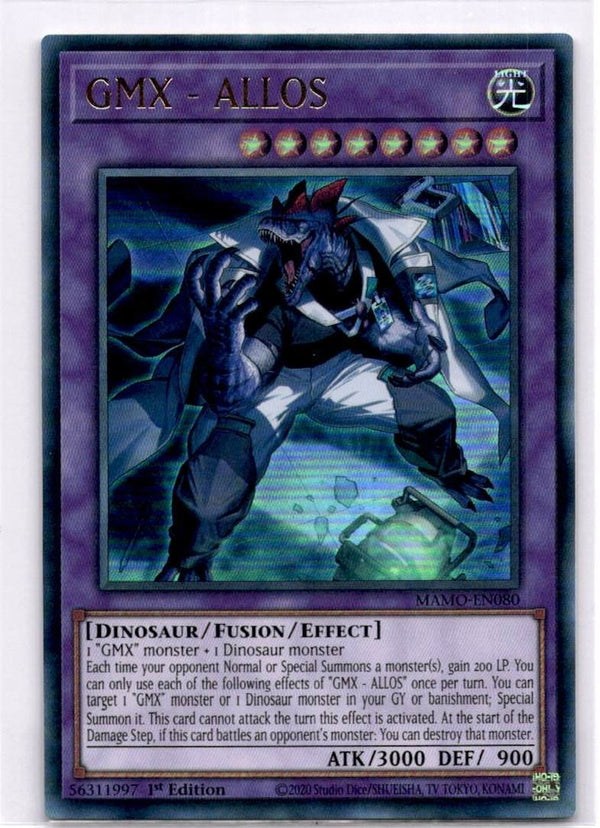 Yugioh GMX - ALLOS MAMO-EN080 Ultra Rare 1st Edition NM