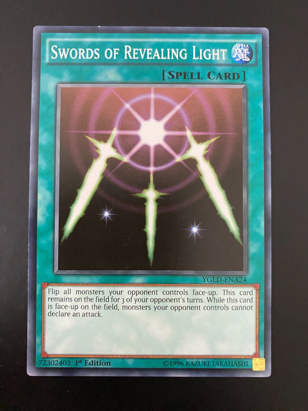 Yugioh Swords of Revealing Light YGLD-ENA24 Common 1st Edition NM/MINT