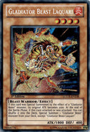 Yugioh Gladiator Beast Laquari LCGX-EN238 Secret Rare 1st Edition HP