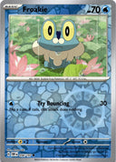Pokemon Froakie 056/197 Obsidian Flames Reverse Holo NM