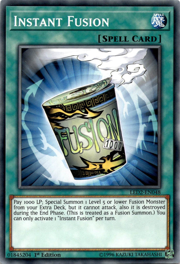 Yugioh Instant Fusion LED2-EN048 Common 1st Edition NM