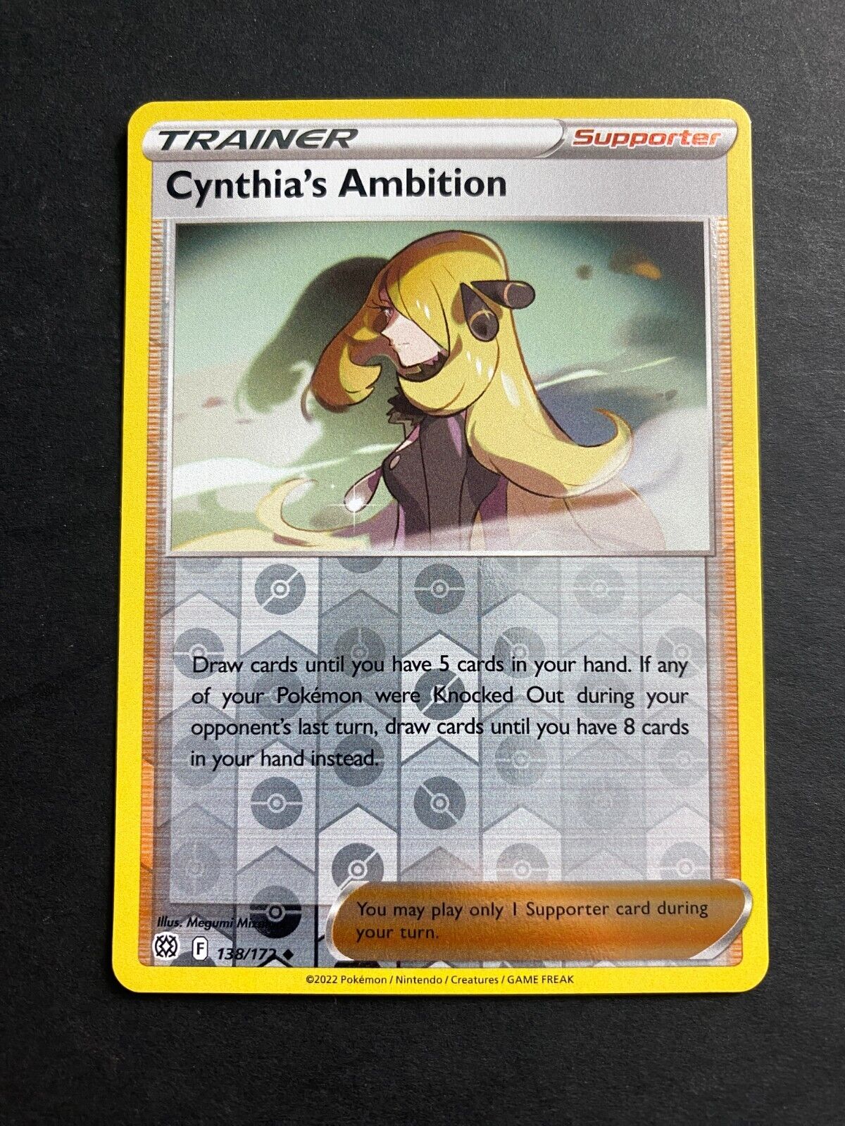 Pokemon Cynthia's Ambition 138/172 Brilliant Stars Reverse Holo NM