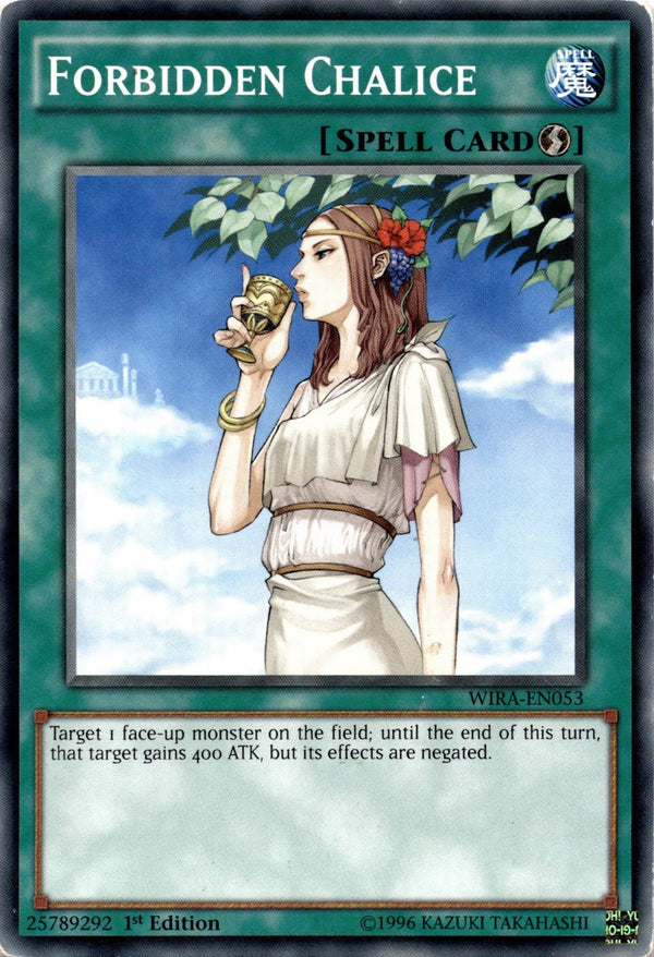 Yugioh Forbidden Chalice WIRA-EN053 Common 1st Edition HP
