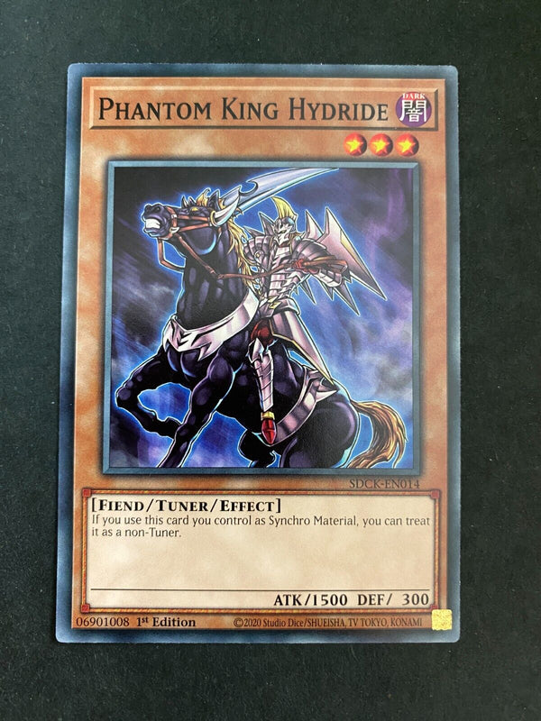 Yugioh Phantom King Hydride SDCK-EN014 Common 1st Edition NM