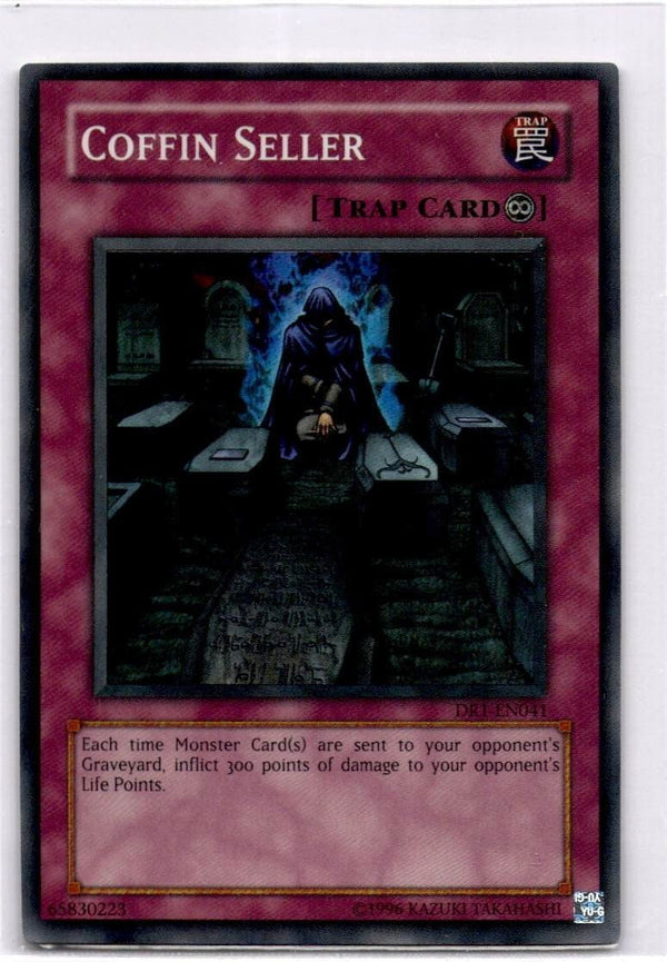 Yugioh Coffin Seller DR1-EN041 Super Rare Unlimited Edition NM