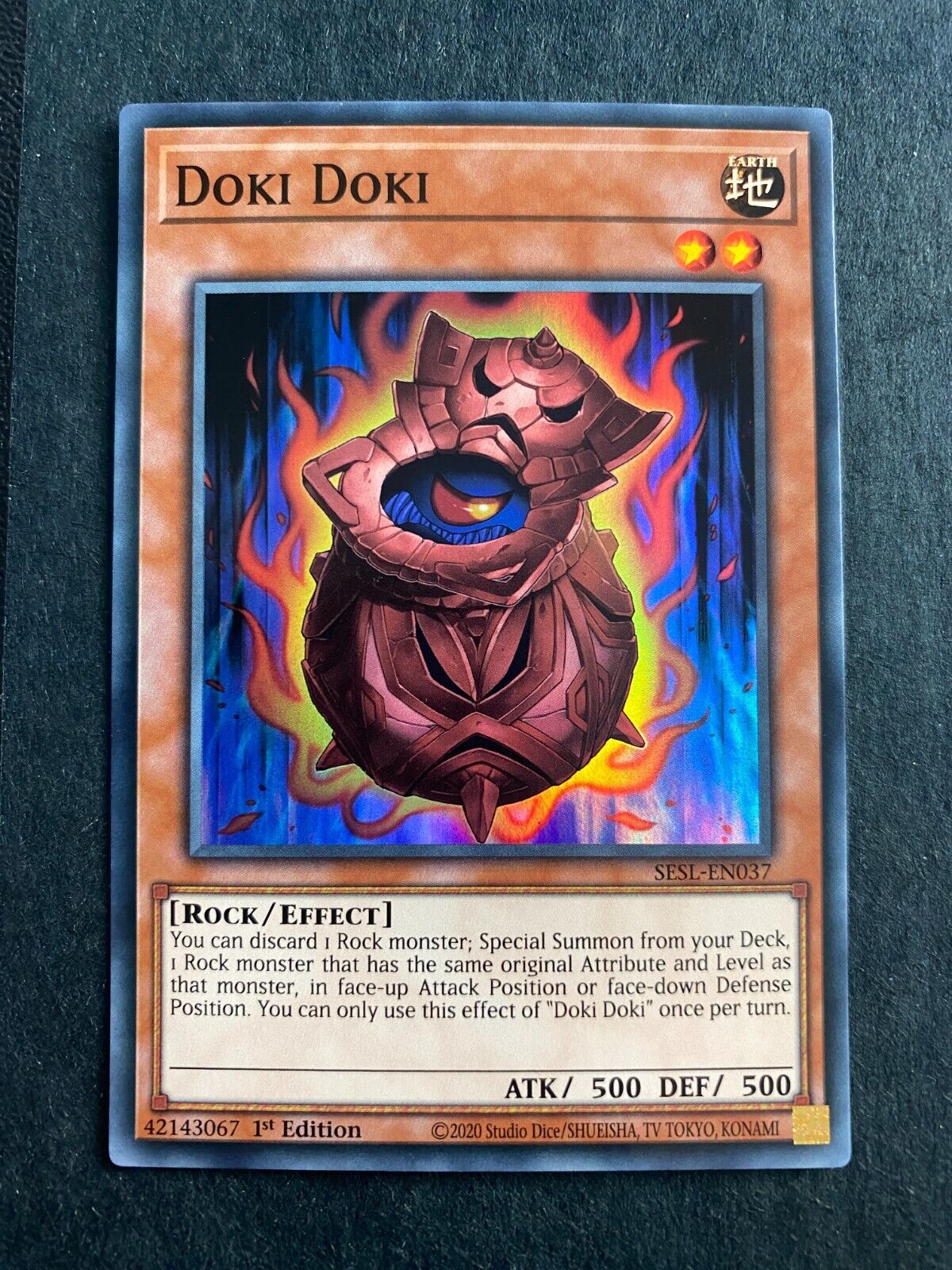 Yugioh Doki Doki SESL-EN037 Super Rare 1st Edition NM