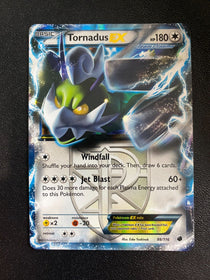 Pokemon Tornadus EX 98/116 BW Plasma Freeze Rare Full Art NM