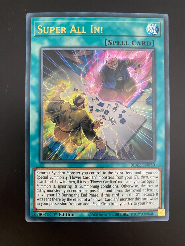 Yugioh Super All In! BLAR-EN030 1st Edition Ultra Rare NM/MINT