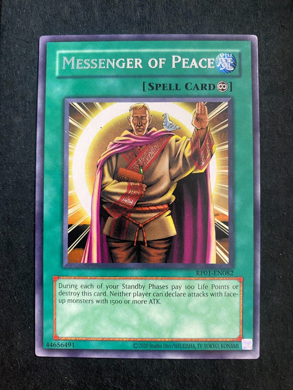 Yugioh Messenger of Peace RP01-EN082 Rare Retro Pack Reprint VLP/NM