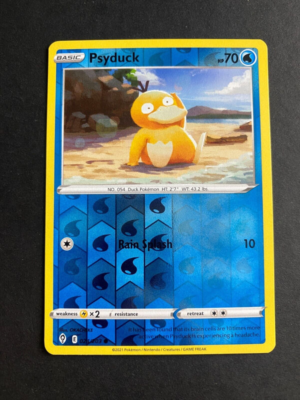 Pokemon Psyduck 024/203 Evolving Skies Reverse Holo LP/NM