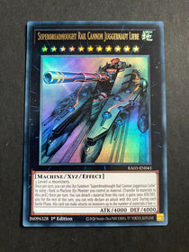 Yugioh Superdreadnought Rail Cannon Juggernaut Liebe RA03-EN041 Ultra Rare NM