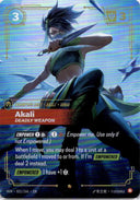 Riftbound Akali, Deadly Weapon 021/166 Vendetta Epic NM