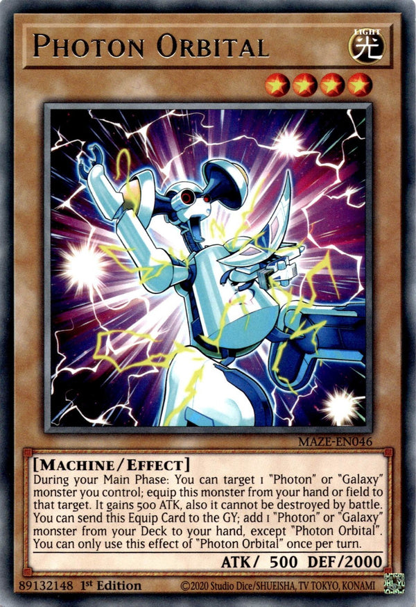 Yugioh Photon Orbital MAZE-EN046 Rare 1st Edition NM