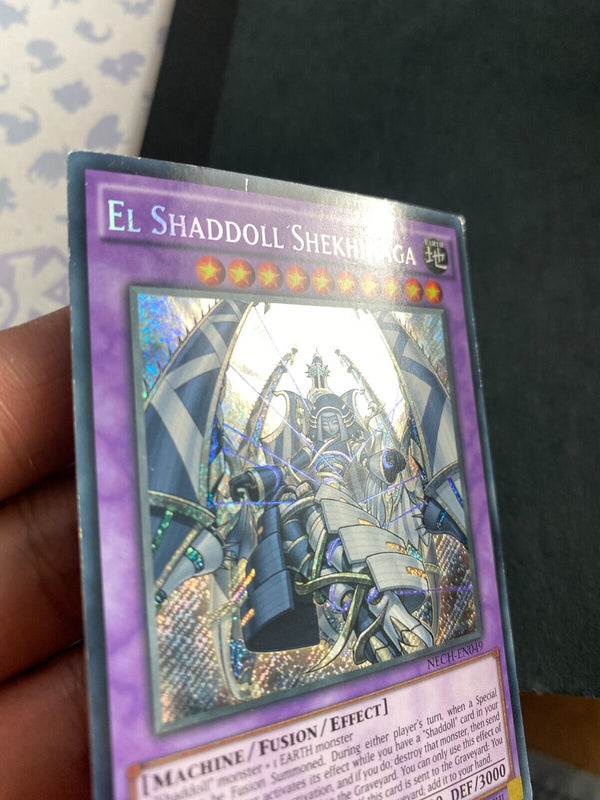 Yugioh El Shaddoll Shekhinaga NECH-EN049 Secret Rare 1st Edition HP