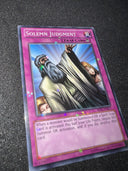 Yugioh Solemn Judgment BP01-EN047 1st Edition Starfoil Rare NM