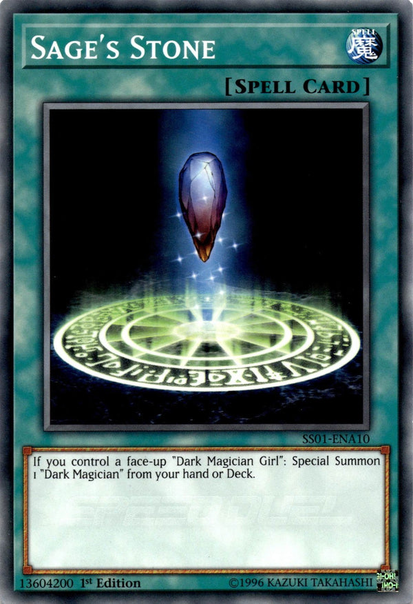 Yugioh Sage's Stone SS01-ENA10 Speed Duel Common 1st Edition NM