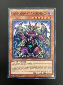 Yugioh Commandant Archdémon Super Rare 1st Edition VLP/NM French