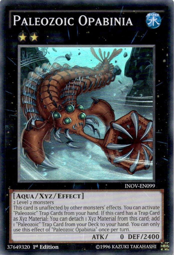 Yugioh Paleozoic Opabinia INOV-EN099 Super Rare 1st Edition LP