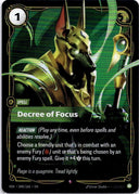 Riftbound Decree of Focus 040/166 Vendetta Rare NM