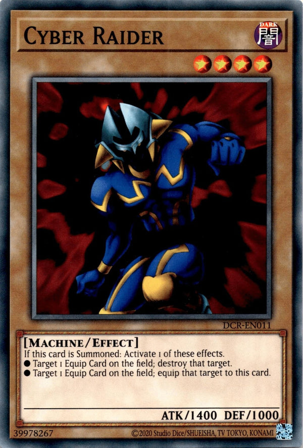 Yugioh Cyber Raider DCR-EN011 Common Unlimited Edition NM