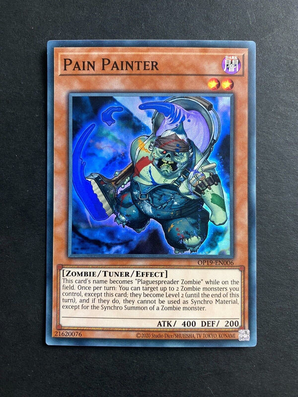 Yugioh Pain Painter OP19-EN006 Super Rare Unlimited Edition NM