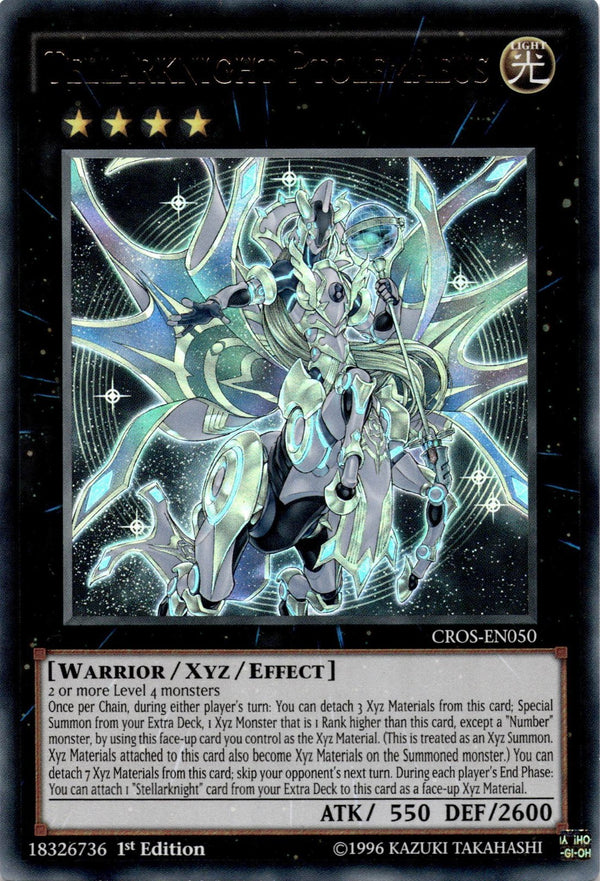 Yugioh Tellarknight Ptolemaeus CROS-EN050 Ultra Rare 1st Edition VLP/NM