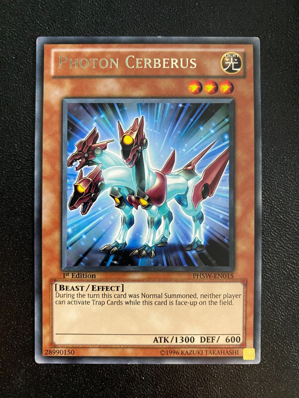 Yugioh Photon Cerberus PHSW-EN015 Rare 1st Edition LP/VLP