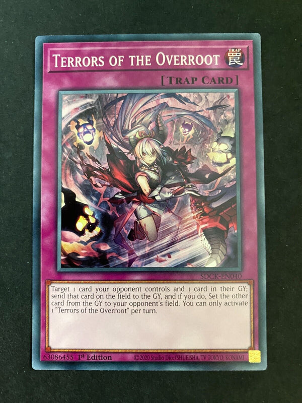 Yugioh Terrors of the Overroot SDCK-EN040 Common 1st Edition NM