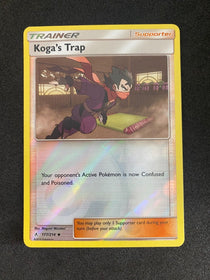 Pokemon Koga's Trap 177/214 Unbroken Bonds Reverse Holo NM