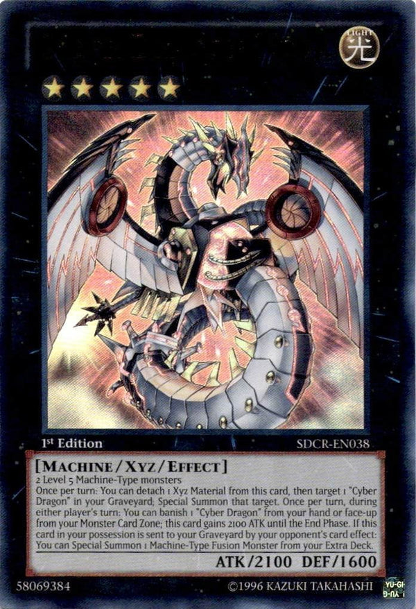 Yugioh Cyber Dragon Nova SDCR-EN038 Ultra Rare 1st Edition NA NM