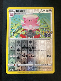 Pokemon Blissey 052/078 Pokemon Go Reverse Holo VLP/NM