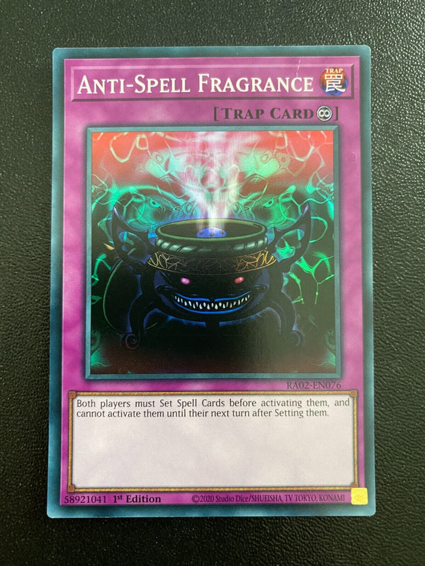 Yugioh Anti-Spell Fragrance RA02-EN076 Super Rare 1st Edition NM