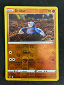 Pokemon Drilbur 091/185 Vivid Voltage Reverse Holo NM 91/185