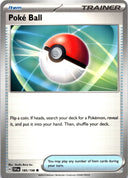 Pokemon Poke Ball 185/198 Scarlet Violet Base Non Holo NM