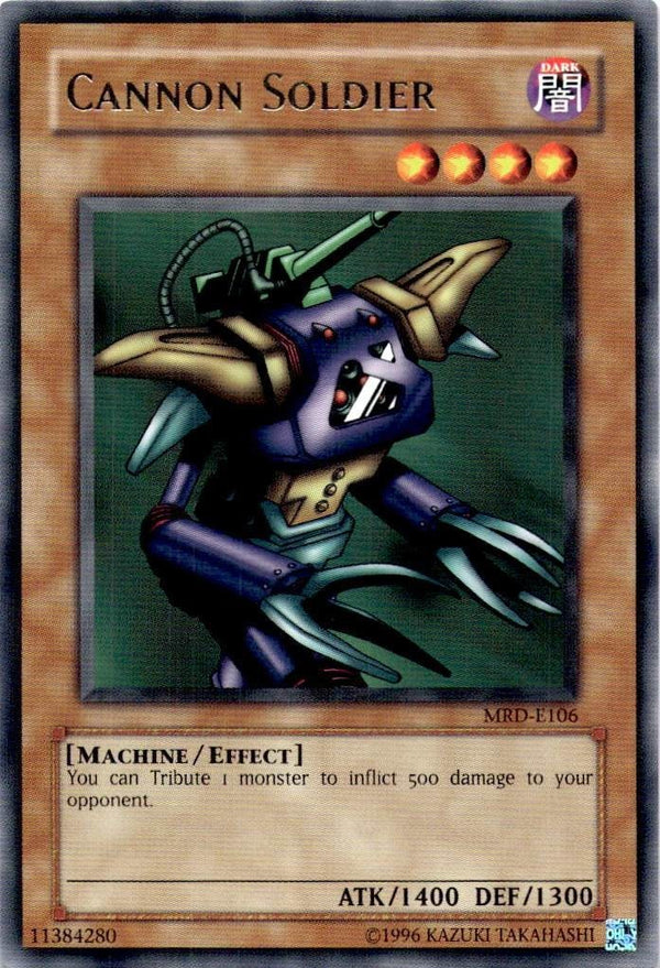 Yugioh Cannon Soldier MRD-E106 Rare Unlimited Edition NM